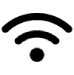 A green background with an image of a wi-fi symbol.